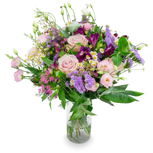 Kytice růžových květů